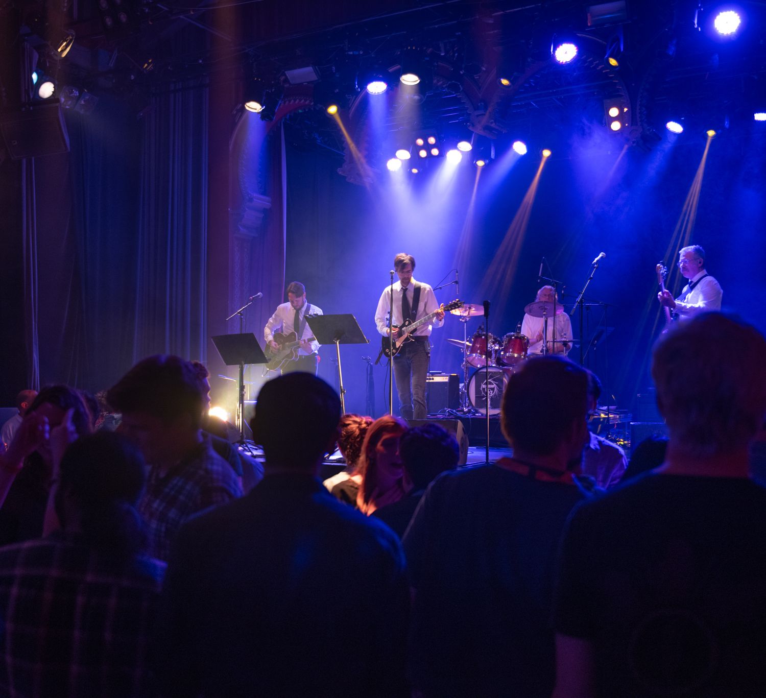 Beam Dump playing on stage