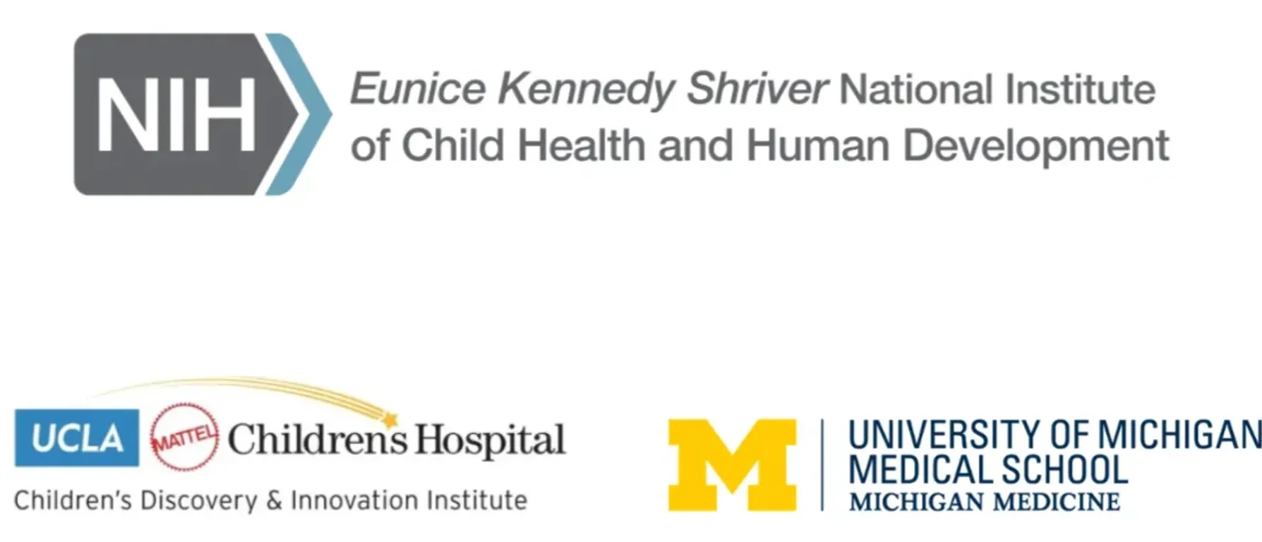 UCLA Children's Hospital Logo, University of Michigan Medical School - Michigan Medicine
