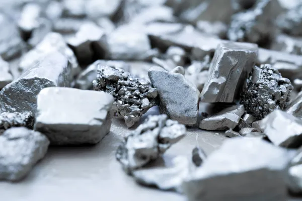 pile of platinum rocks