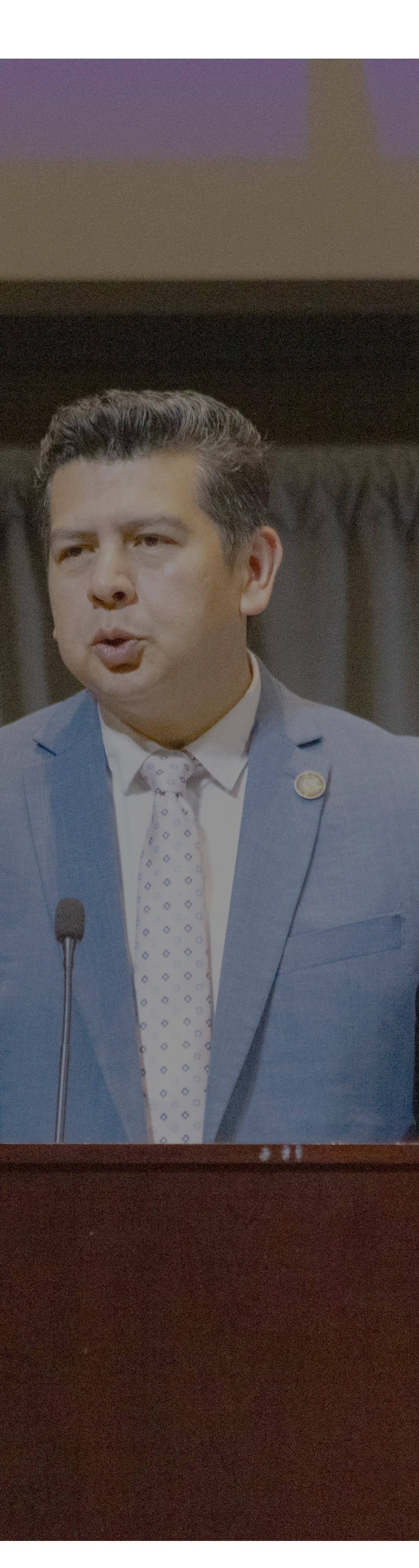California Assembly Member David Alvarez speaks at RE:BORDER 2024