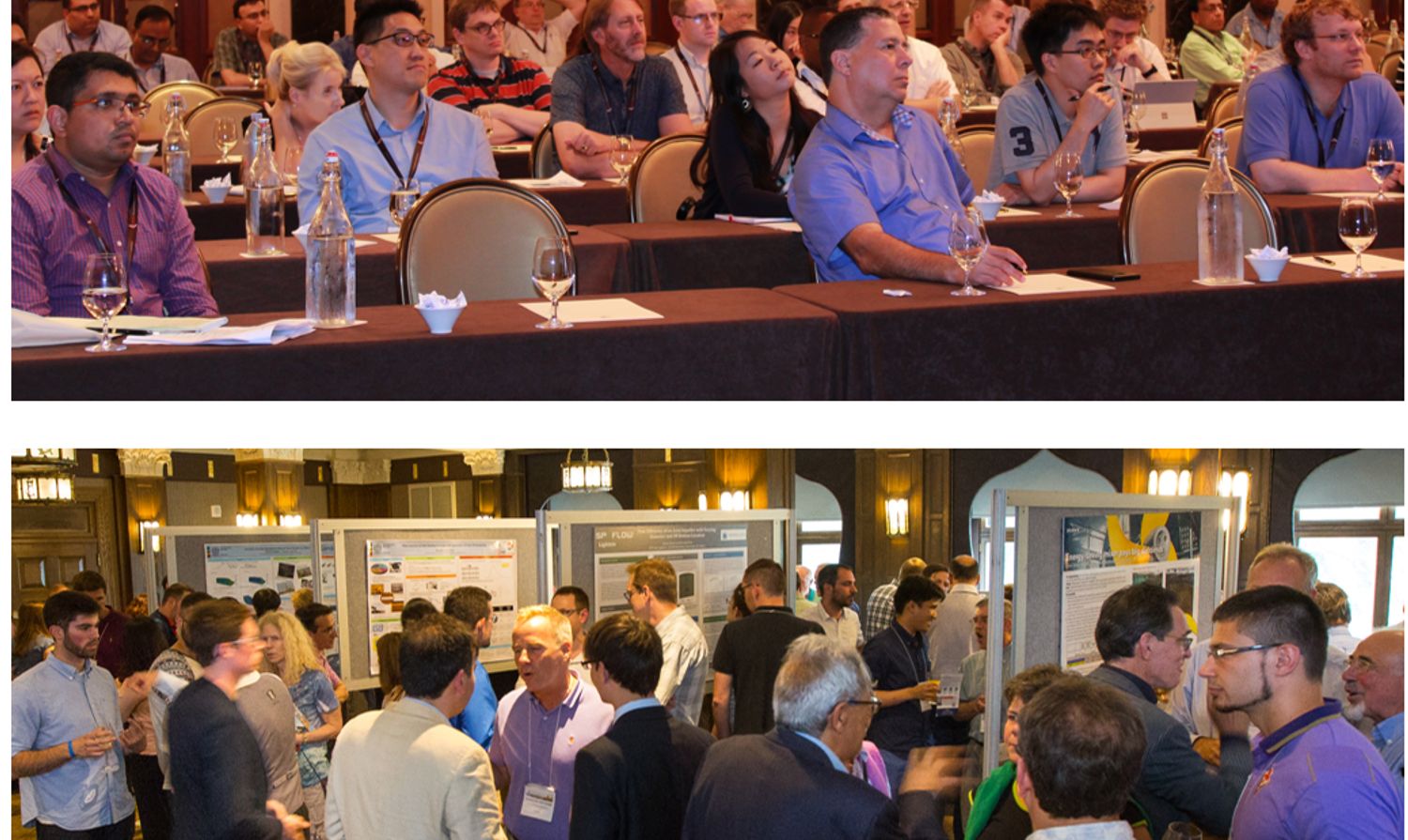 Speaking and poster sessions
