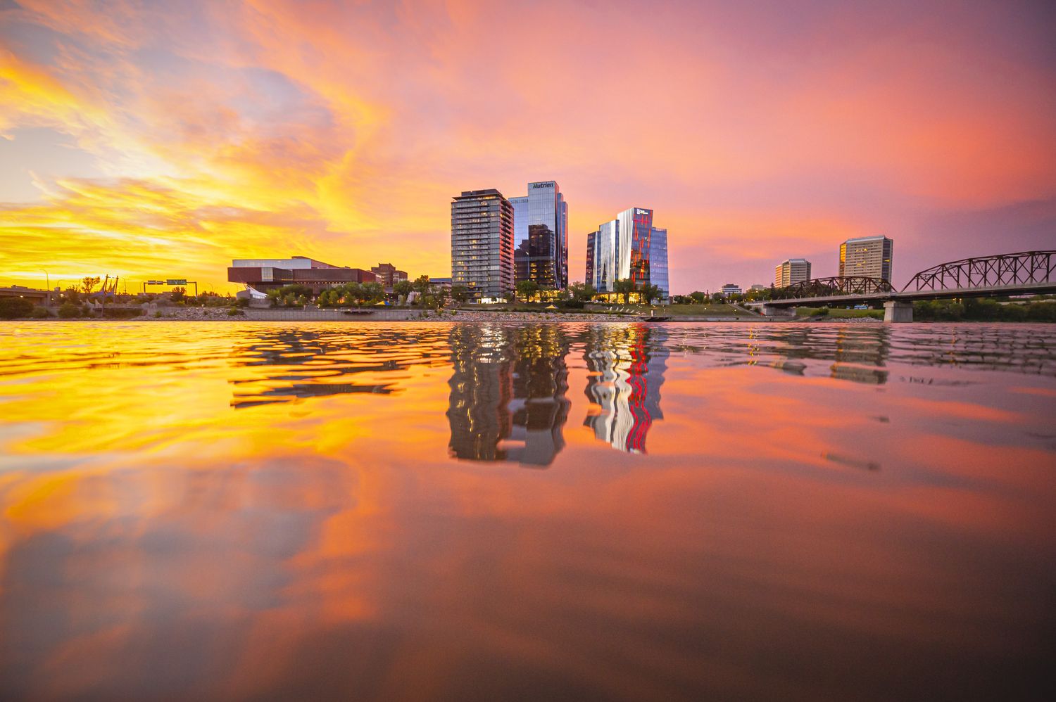 Saskatoon river valley