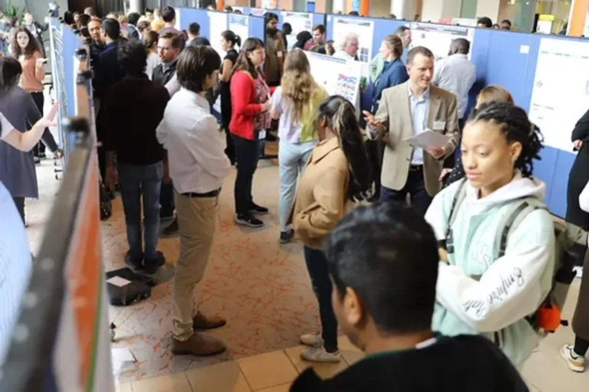 Student poster presentation.