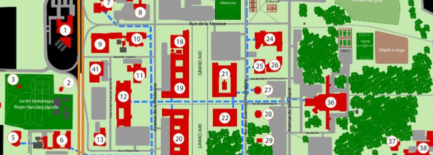 Plan de l'Université Laval