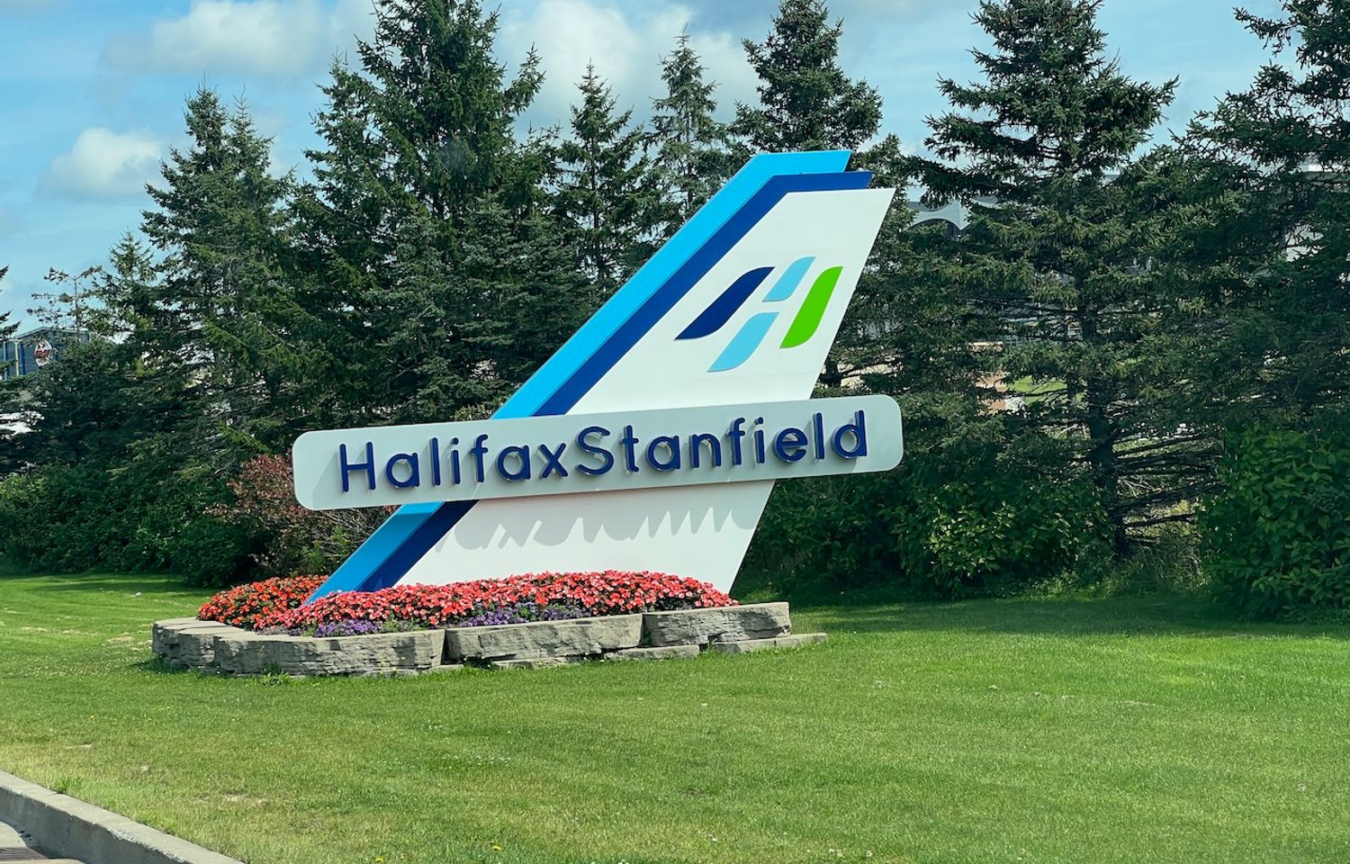 Halifax Airport sign