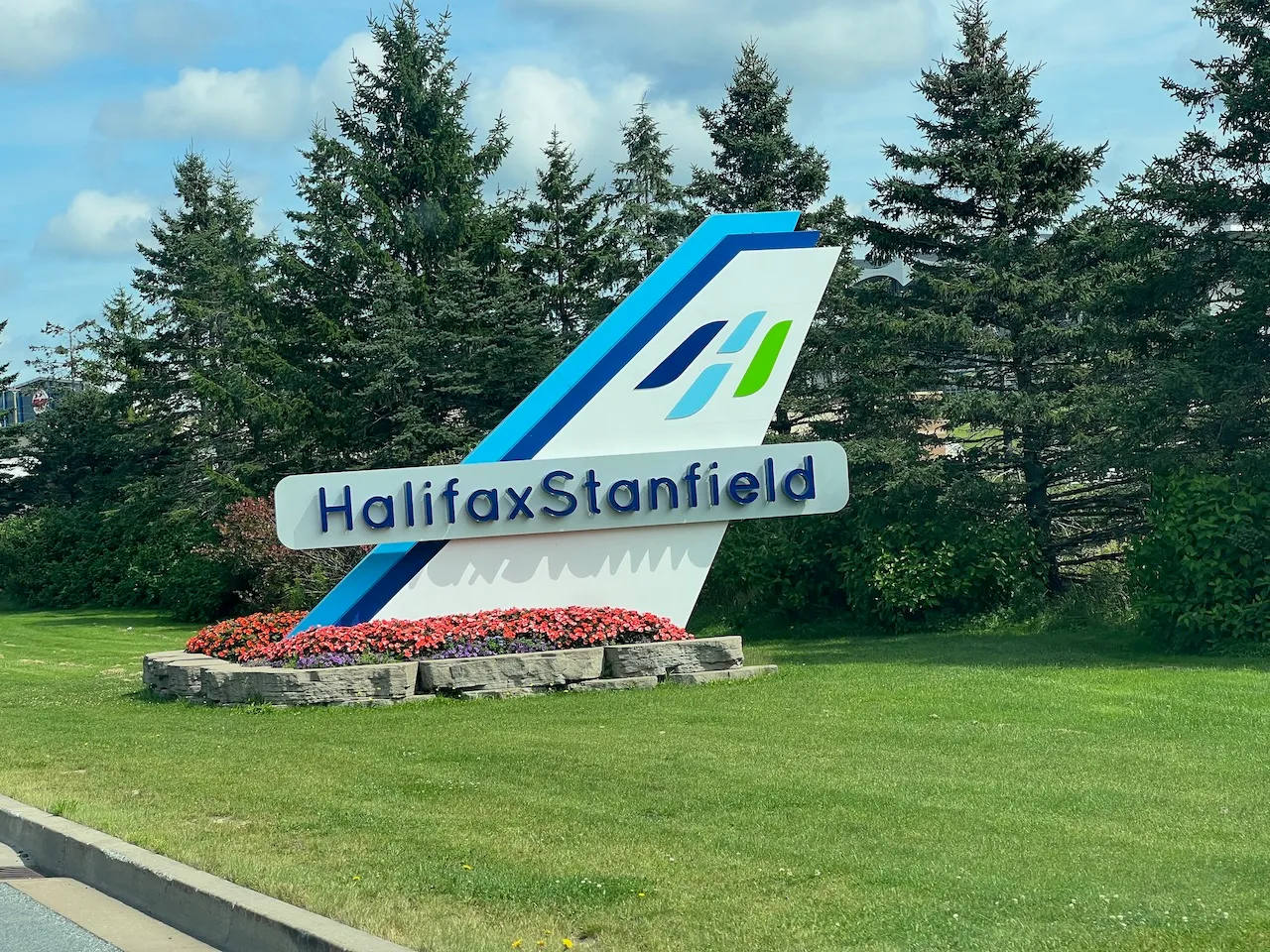 Halifax Airport sign