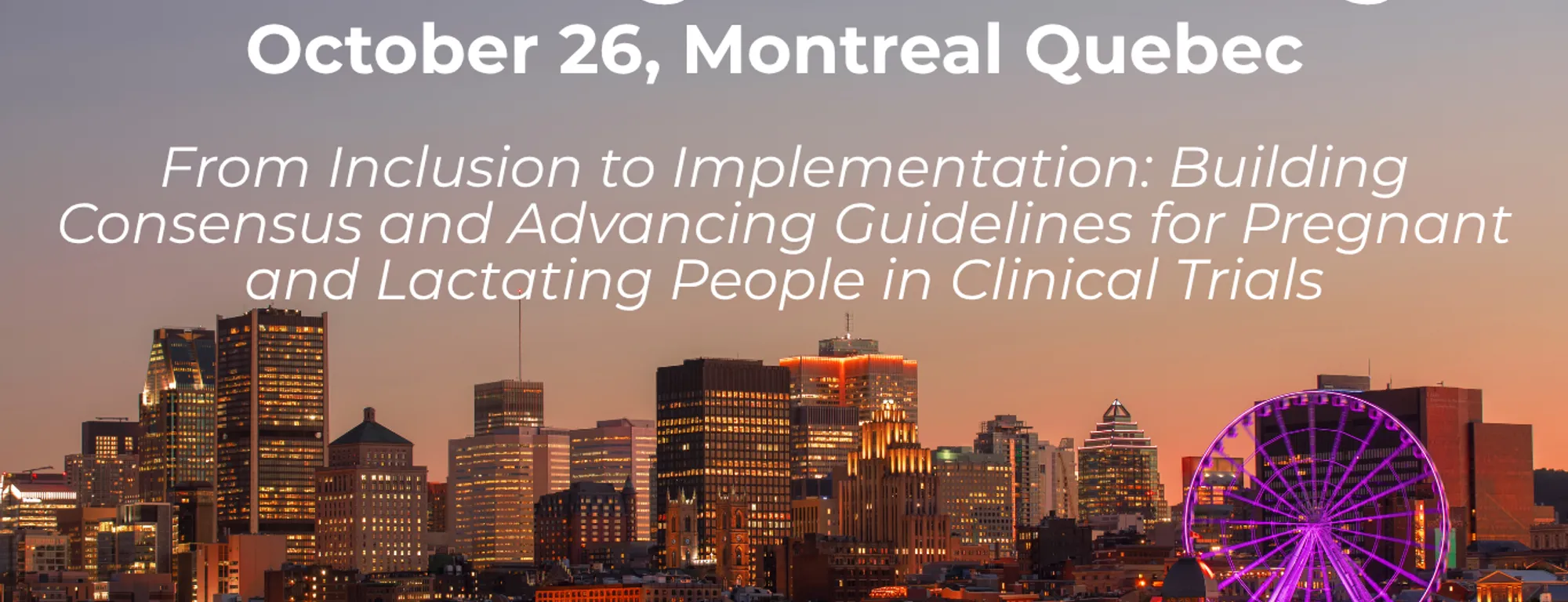 From Inclusion to Implementation: Building Consensus and Advancing Guidelines for Pregnant and Lactating People in Clinical Trials