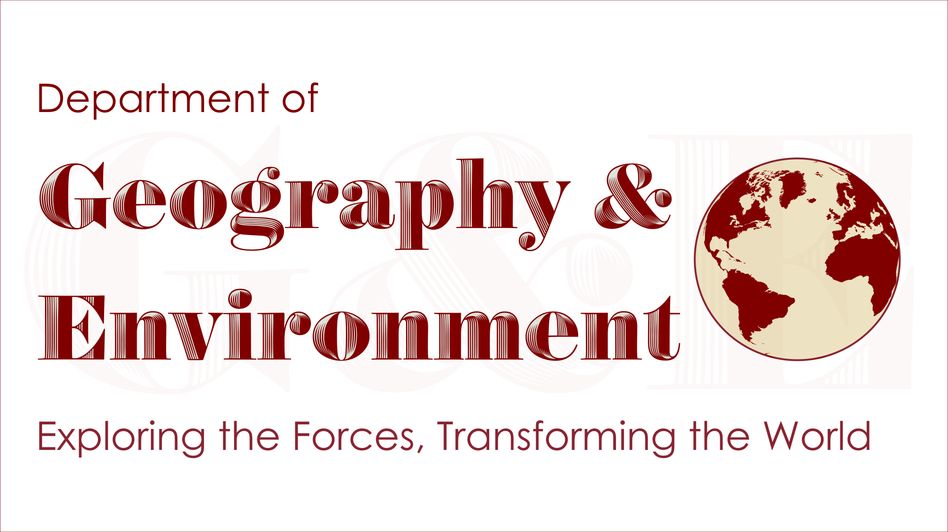 Department of Geography and Environment