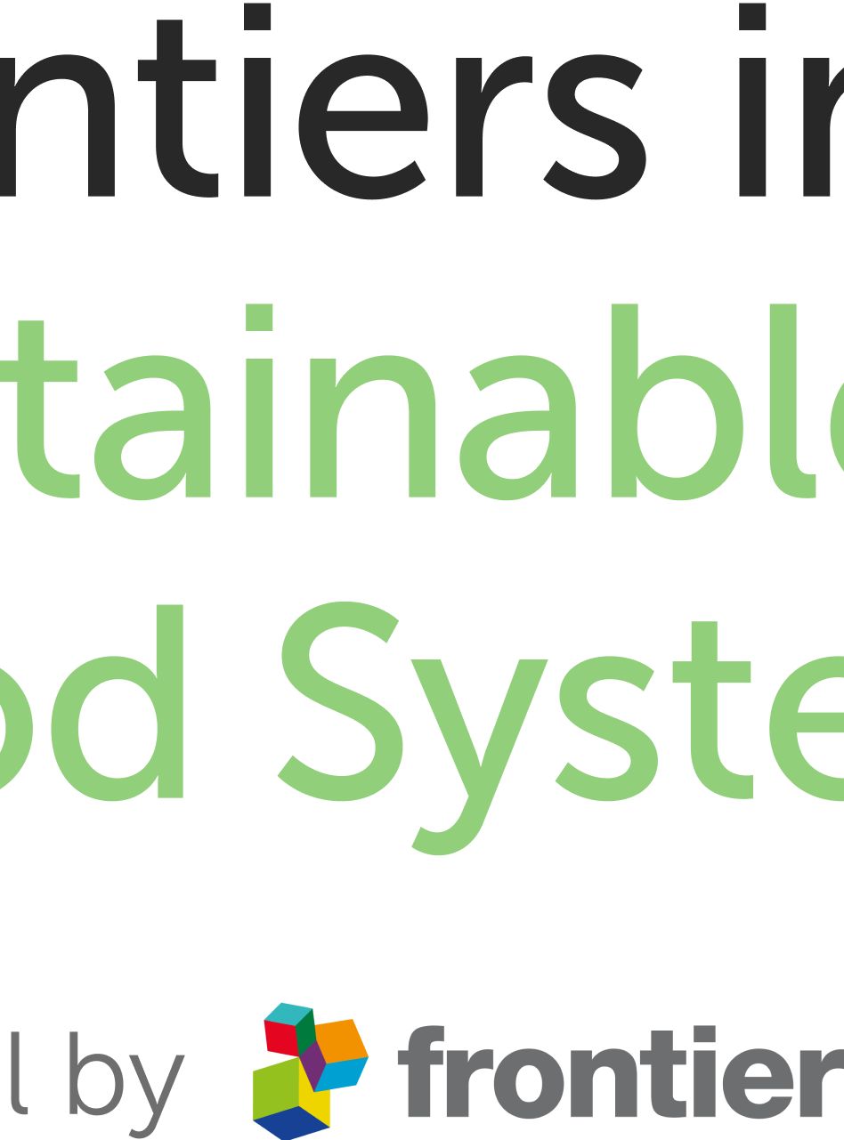 Frontiers in Sustainable Food Systems