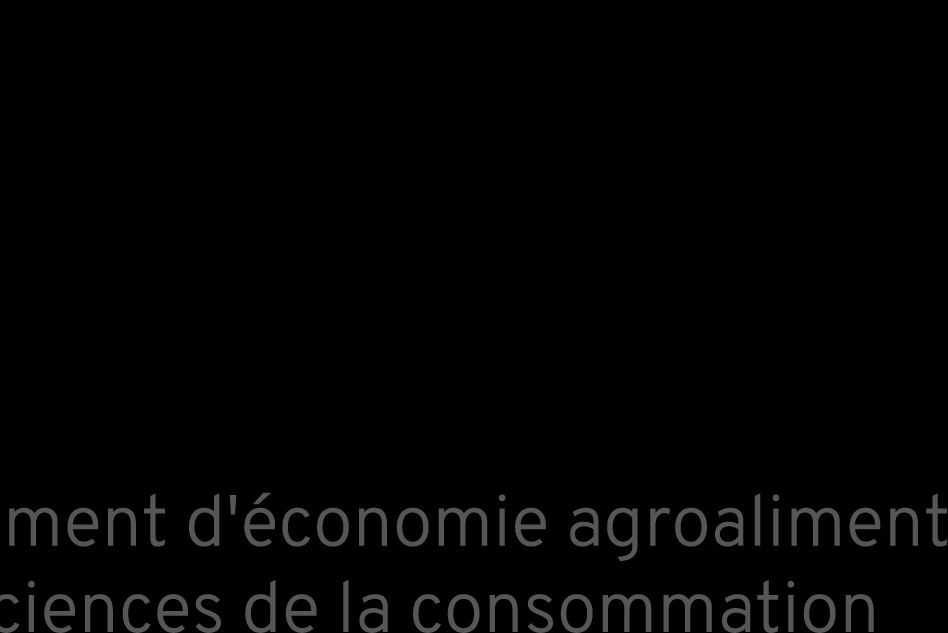 Département d'économie agroalimentaire et des sciences de la consommation 